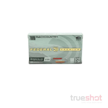 FEDERAL - PREMIUM - 7MM BACKCOUNTRY - 168 GRAIN - BARNES LRX