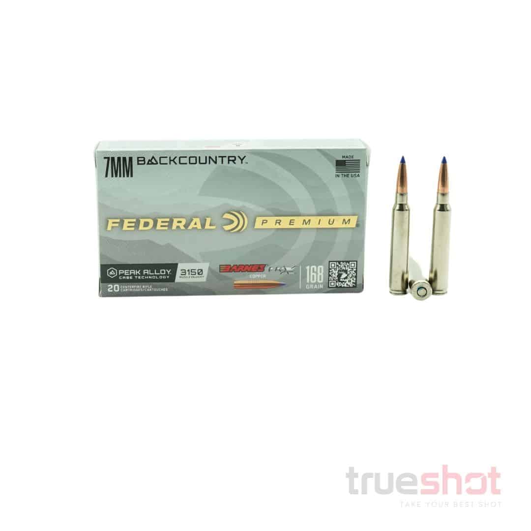 FEDERAL - PREMIUM - 7MM BACKCOUNTRY - 168 GRAIN - BARNES LRX