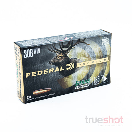 Federal Premium Sierra Gameking 308 Win, 165 Grain HPBT