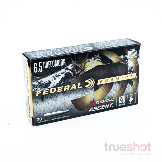 Federal Premium Terminal Ascent 6.5 Creedmoor 130 Grain Scirocco BTS