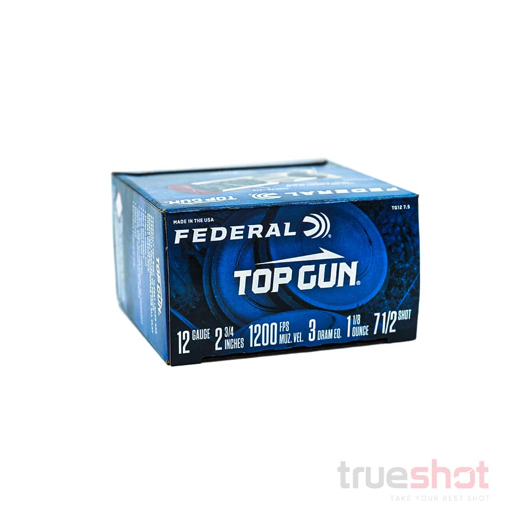 Federal Top Gun 12 Gauge 2 3/4 1200 FPS 1 1/8 oz 7.5 Shot
