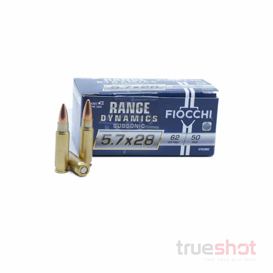 Fiocchi - Range Dynamics - 5.7x28mm - 62 Grain - FMJ - Subsonic