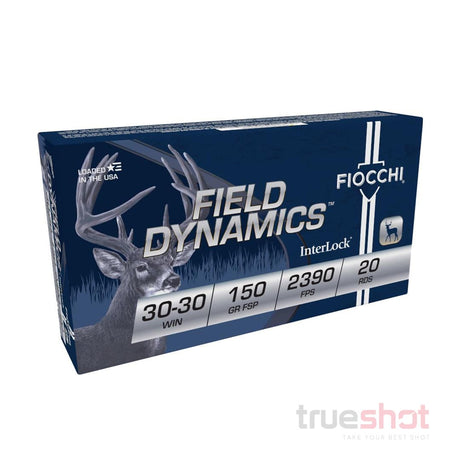 Fiocchi Field Dynamics 30-30 Win, 150 Grain, FSP