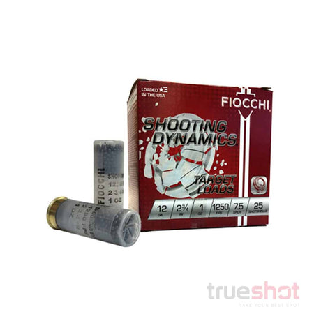 Fiocchi Shooting Dynamics 12 Gauge 7.5 Shot, 2 3/4 ", 1 oz., 1250 FPS