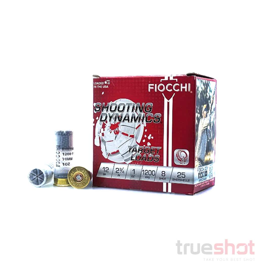 Fiocchi Shooting Dynamics, 12 Gauge, 8 Shot, 1 oz.