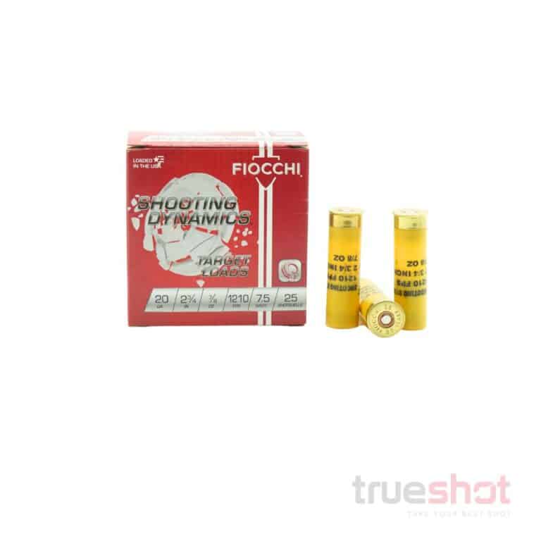 Fiocchi - Shooting Dynamics - 20 Gauge - #7.5 Shot - 2.75" - 7/8 oz. - 1200 FPS