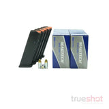BUNDLE DEAL: 5 Black 17 Round Glock Gen 5 Magazines and 500 Rounds of Ammo