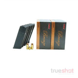 BUNDLE DEAL: 5 Black 13 Round Glock G21/G41 Magazines and 500 Rounds of Ammo