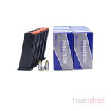 BUNDLE DEAL: 5 Black Glock 43X/48 Mags and 500 Rounds of Ammo