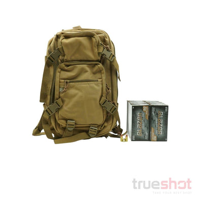 BACKPACK DEAL: Tan Glock Multipurpose Backpack and 500 Rounds of Ammo