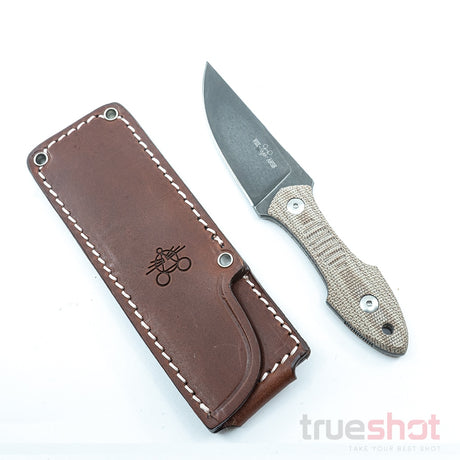 GiantMouse - GMF3 - Natural - Micarta - PVD - N690 - 3.25"
