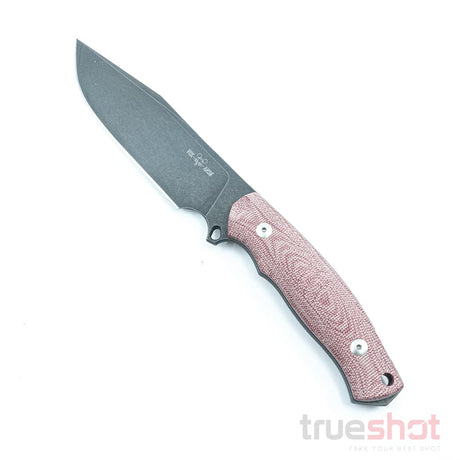 Giant Mouse GMF4, Black, Canvas Micarta, Satin, 5.65 Inch Blade Length