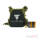 BUNDLE DEAL: Green Full Forge Gear Plate Carrier, 2 Level 3A Plates, and 200 Rounds of Ammo