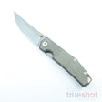 Giant Mouse ACE Clyde, Green Micarta, Stonewash, 3 Inch Blade Length