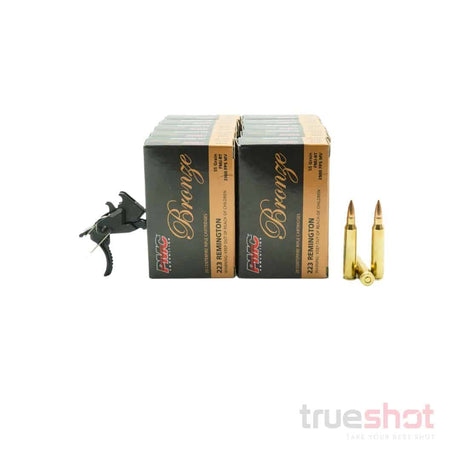 BUNDLE DEAL: Hiperfire Hipertouch Reflex Single Stage Curved AR-15 Trigger and 200 Rounds of Ammo