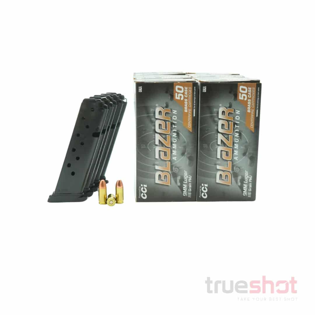 BUNDLE DEAL: 5 Black 10 Round Hi-Point 995 Magazine and 500 Rounds of Ammo