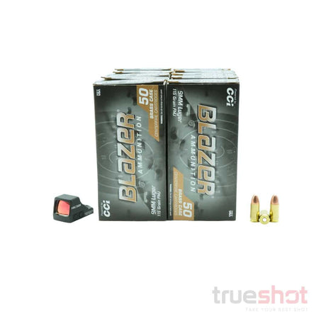 BUNDLE DEAL: Holosun 507k Green Dot Pistol Sight and 500 Rounds of Ammo