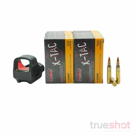 BUNDLE DEAL: Holosun 510C Red Dot Rifle Sight and 200 Rounds of Ammo