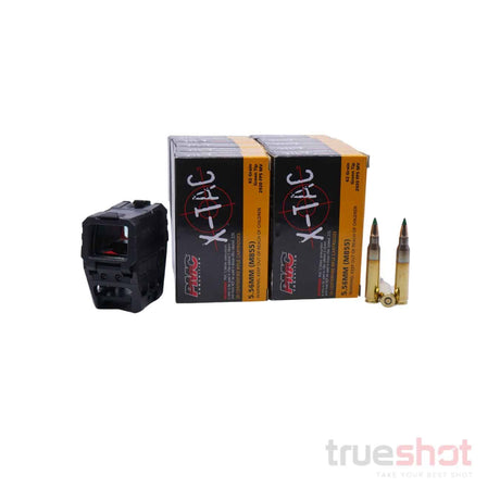 BUNDLE DEAL: Holosun AEMS Red Dot Rifle Sight and 200 Rounds of Ammo