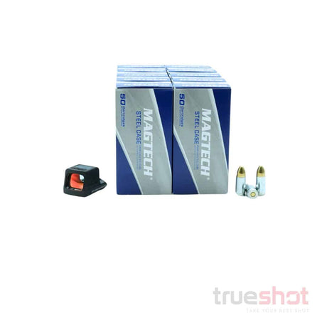 BUNDLE DEAL: Holosun EPS Carry Green Dot Pistol Sight and 500 Rounds of Ammo