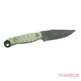 Half Face Blades - Crow Scalper - Black - Clip Point - CPM S45VN - 4"