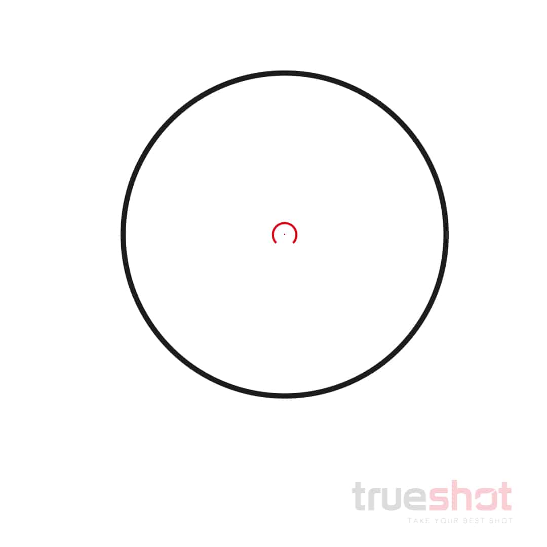 Hawke Optics - Prism Sight - 1x - 3 MOA Speed Dot Reticle - Black - Red Dot Rifle Optic