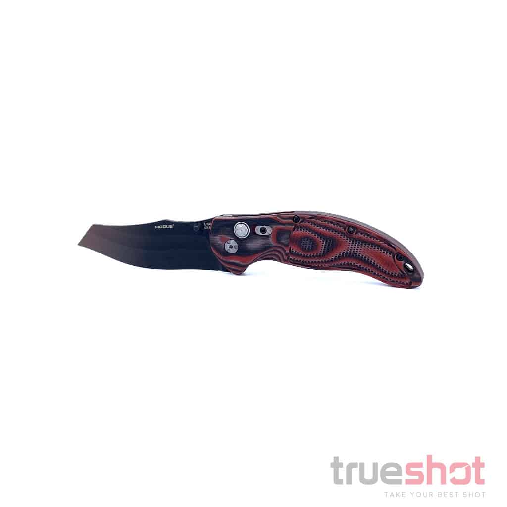 Hogue - EX04 - Black, Red, Grey - G-10 - 154 CM - 4.00"