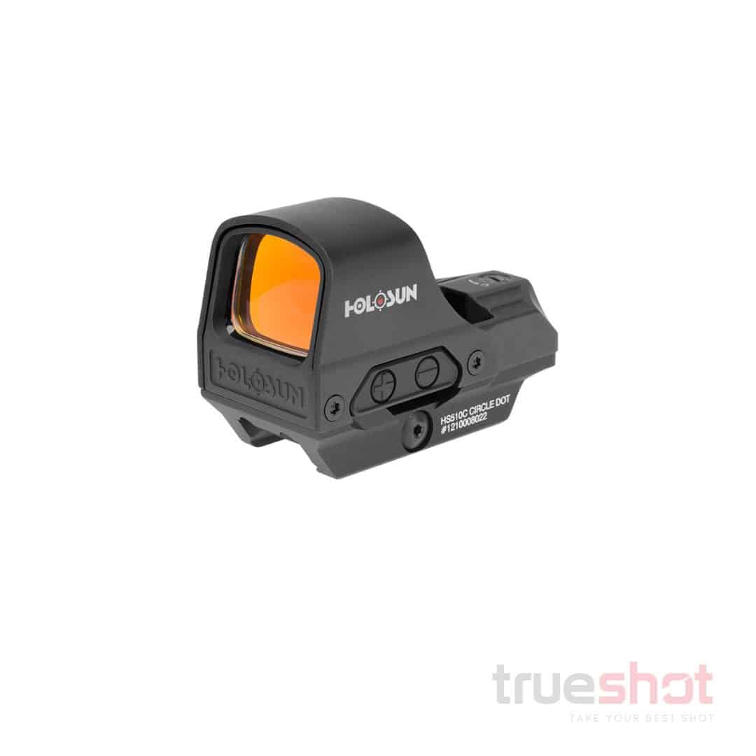 Holosun - 510C - 1x - 2 MOA & 65 MOA Circle - Black - Red Dot Rifle Sight