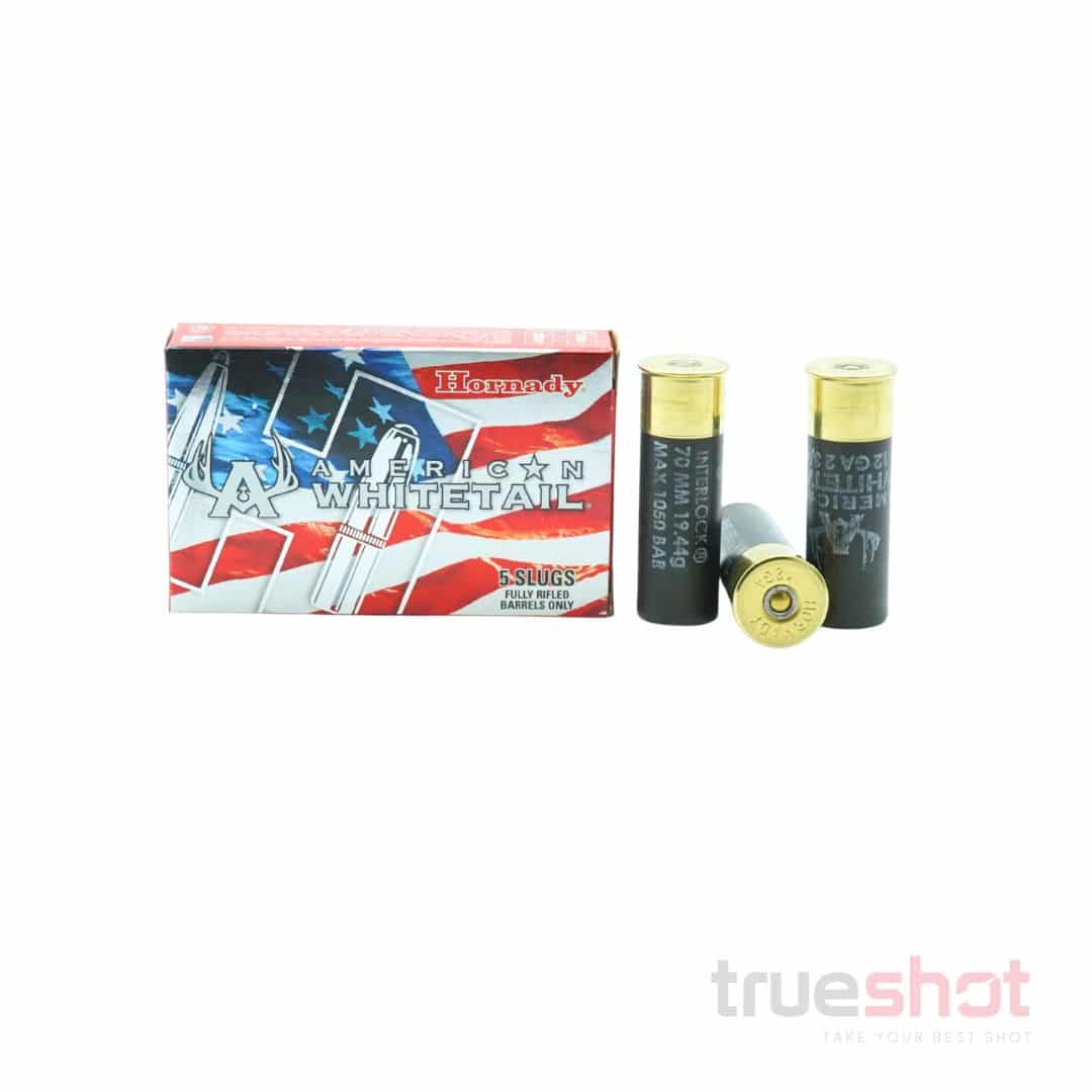 Hornady - American Whitetail - 12 Gauge - InterLock Slug - 2.75" - 325 Grain - 1825 FPS