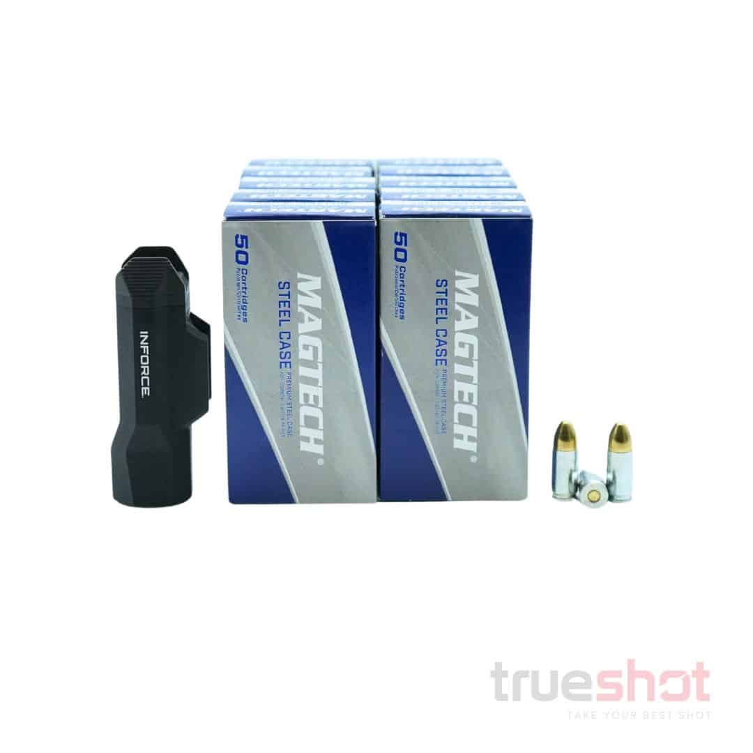 BUNDLE DEAL: Inforce Wild2 Pistol Light and 500 Rounds of Ammo