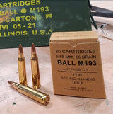 Indian Ordnance - 5.56x45mm - 55 Grain - FMJ