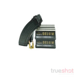BUNDLE DEAL: 5 Black KCI Steel AK-47 Mags and 200 Rounds of Ammo