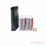 BUNDLE DEAL: 5 Translucent 30 Round KCI USA B&T APC9 Magazines and 500 Rounds of Ammo