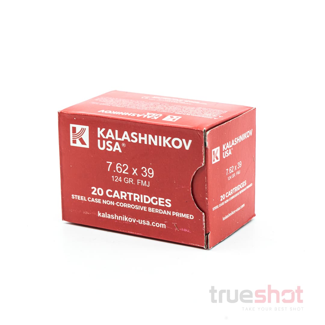 Kalashnikov USA 7.62x39mm 124 grain, FMJ