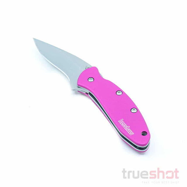 Kershaw Chive, Pink Aluminum, 1.94 Inch Blade Length