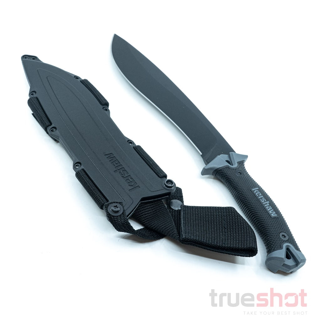 Kershaw - Camp 10 - Black Rubber - Satin - Stainless Steel - 10.00"