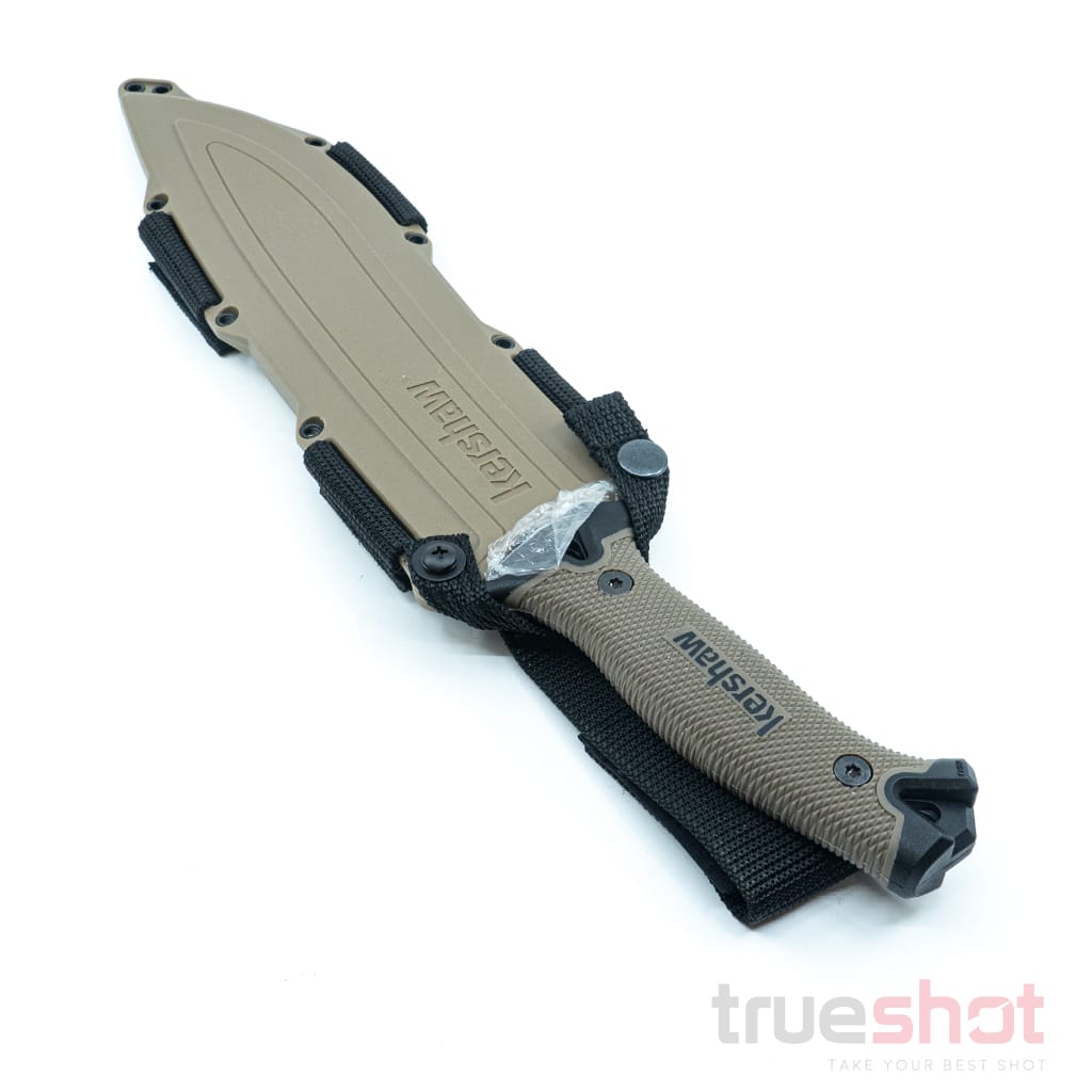 Kershaw - Camp 10 - Tan Rubber - Black - Stainless Steel - 10.00"