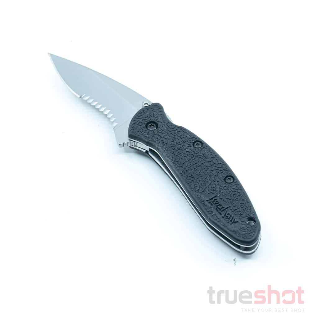 Kershaw Scallion Plastic Handle Serated Drop Point Blade