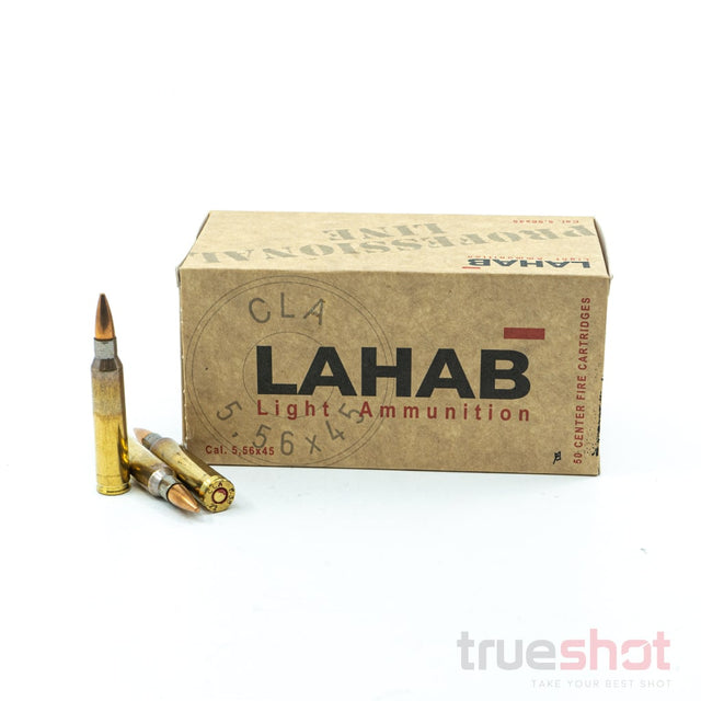 Lahab 5.56 x 45mm, 55 Grain Full Metal Jacket FMJ, 500 Round Box