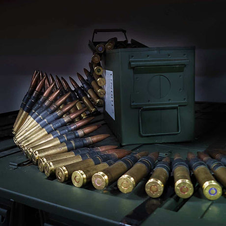 Lake City 50 BMG linked ammunition