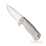 LionSteel SR-22 Gray, Titanium, Sleipner, 3.125"