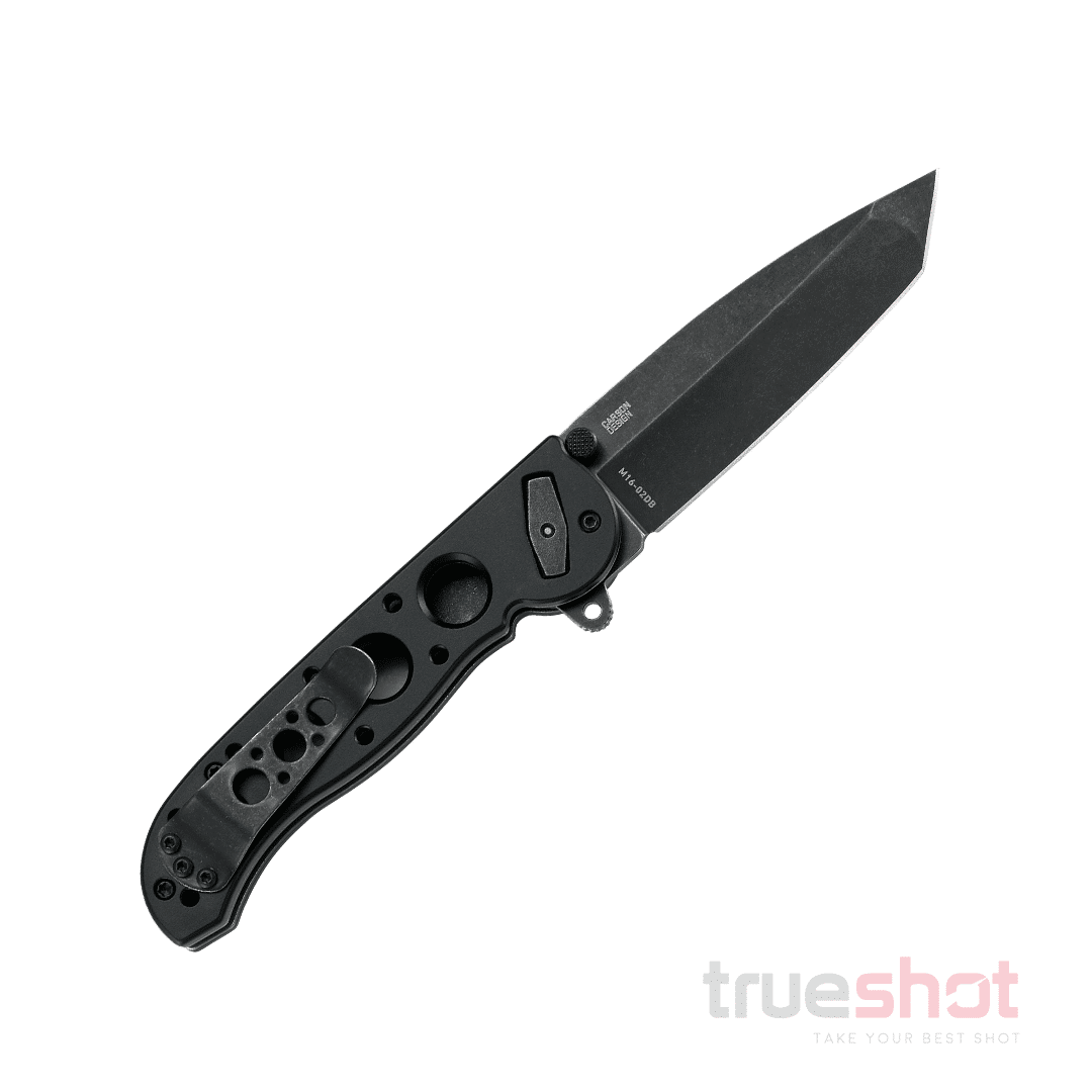 CRKT - M16-02DB Tanto Dead Bolt Lock - Black - Aluminum - D2 - 3.125"