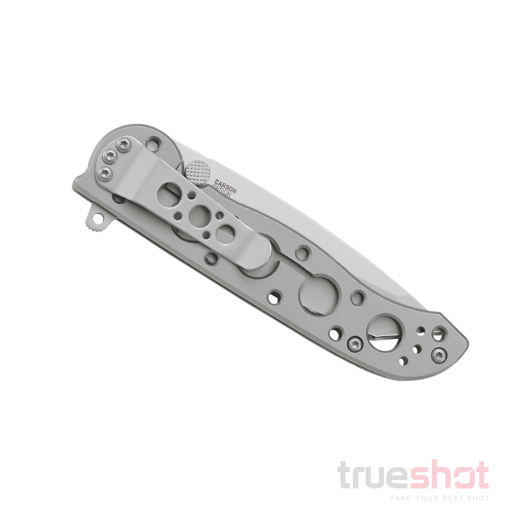 CRKT - M16-02SS Tanto Stainless Steel Frame Lock - Gray - Stainless Steel - Sandvik 12C27 - 3.00"