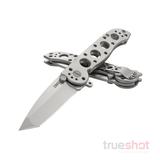 CRKT - M16-02SS Tanto Stainless Steel Frame Lock - Gray - Stainless Steel - Sandvik 12C27 - 3.00"