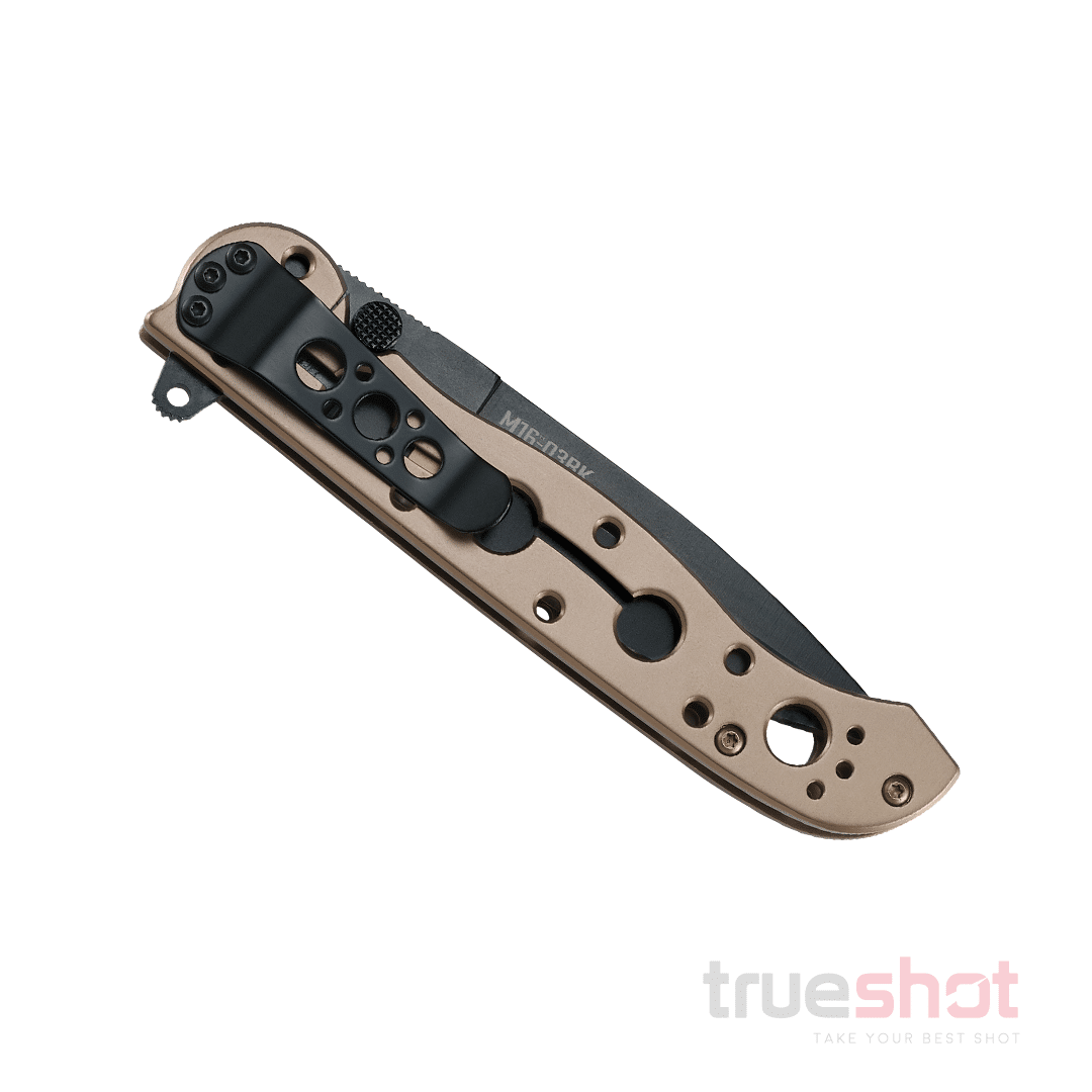 CRKT - M16-03BK Stainless Steel Frame Lock - Black Blade - Bronze - Stainless Steel - Sandvik 12C27 - 3.55"