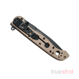 CRKT - M16-03BK Stainless Steel Frame Lock - Black Blade - Bronze - Stainless Steel - Sandvik 12C27 - 3.55"