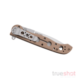 CRKT - M16-03BS Stainless Steel Frame Lock - Satin Blade - Bronze - Stainless Steel - Sandvik 12C27 - 3.55"