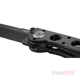 CRKT - M16-03DB Spear Point Dead Bolt Lock - Black - Aluminum - D2 - 3.50"