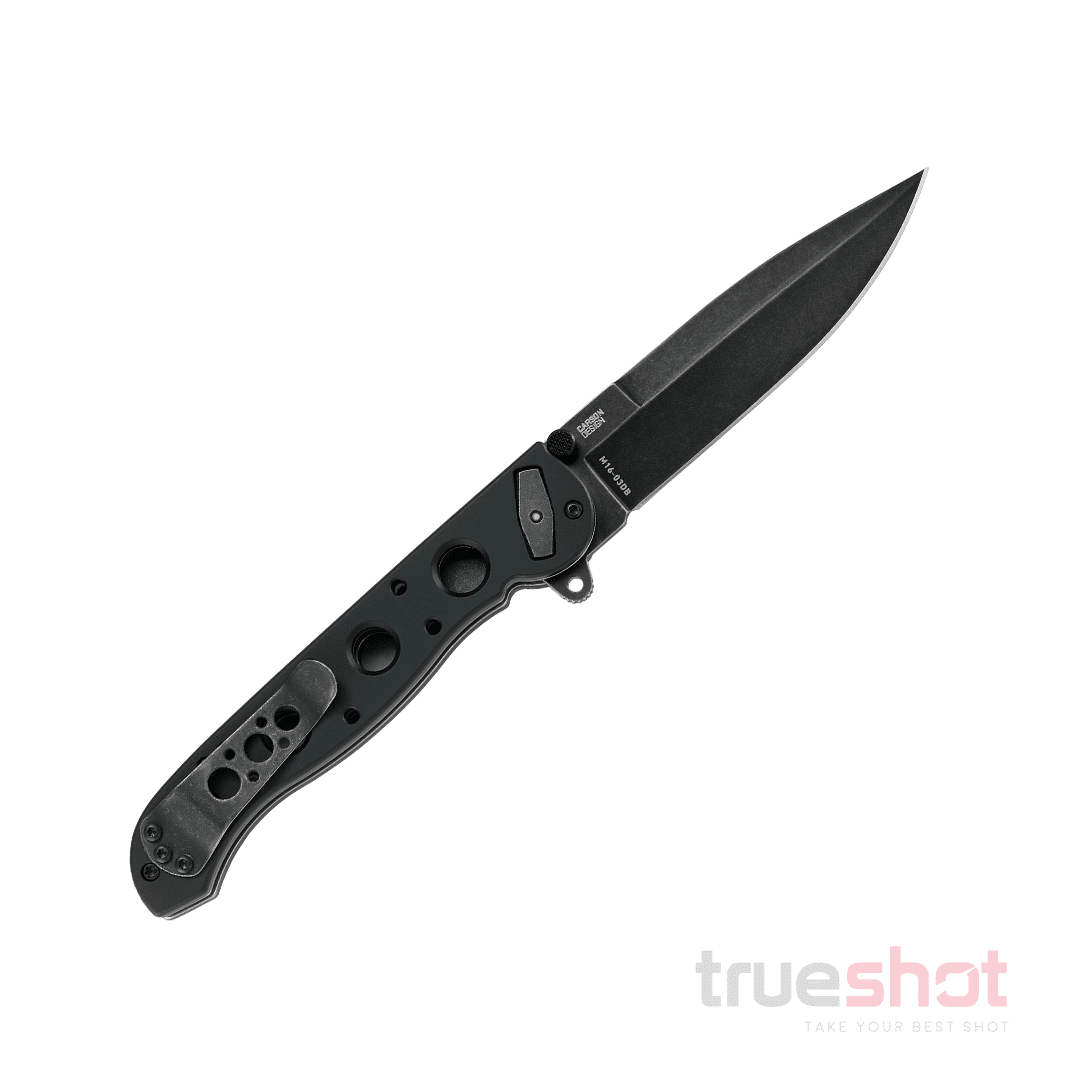 CRKT - M16-03DB Spear Point Dead Bolt Lock - Black - Aluminum - D2 - 3.50"