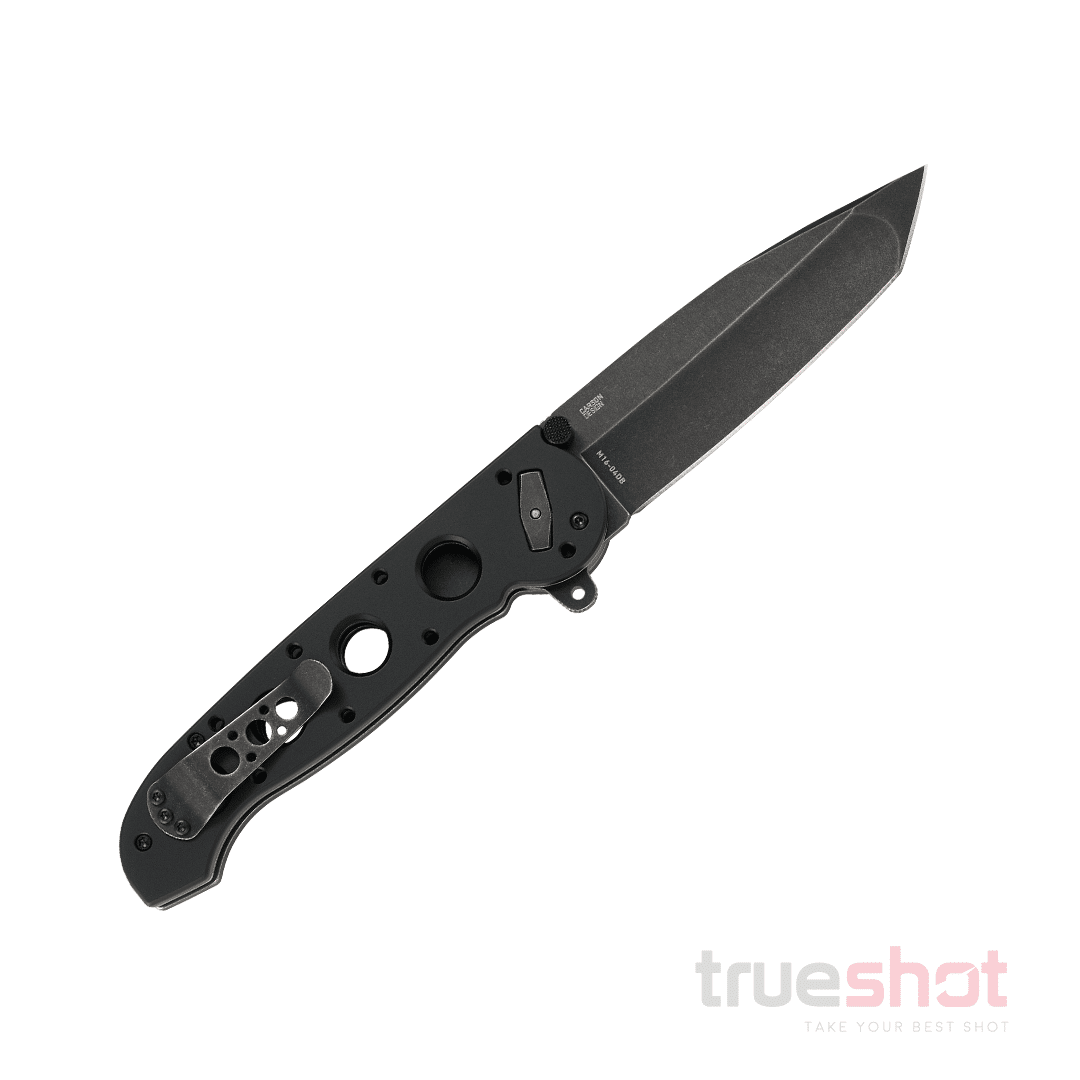 CRKT - M16-04DB Tanto Dead Bolt Lock Flipper - Black - Aluminum - D2 - 3.89